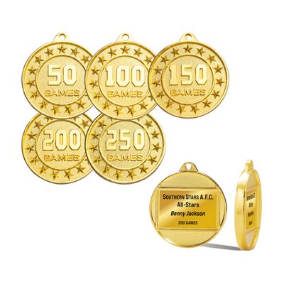 Milestone Medals - 100 Games Milestone Medals - 100 Games