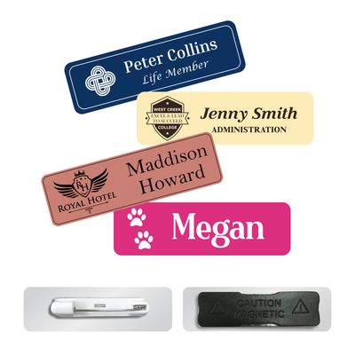 Lasered Name Badge 50 x 15mm