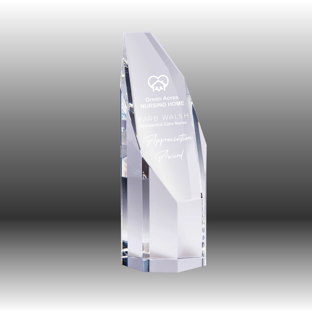 Clarity Crystal - 8 sided block Clarity Crystal - 8 sided block