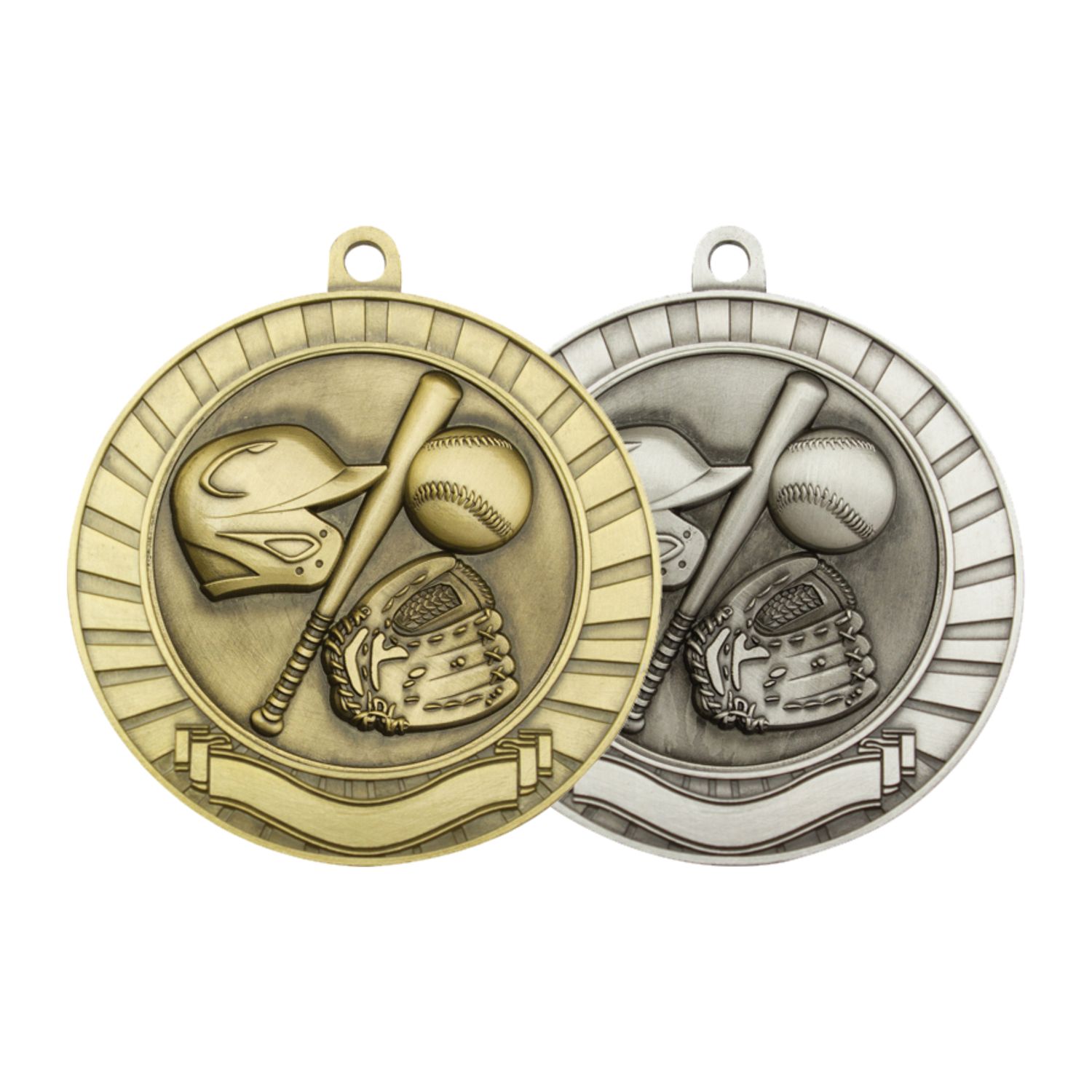 Baseball Medal - Eco Scroll