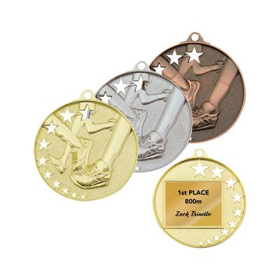 Running Stars Medals - 52mm