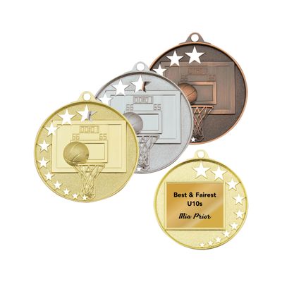 Basketball Stars Medals - 52mm