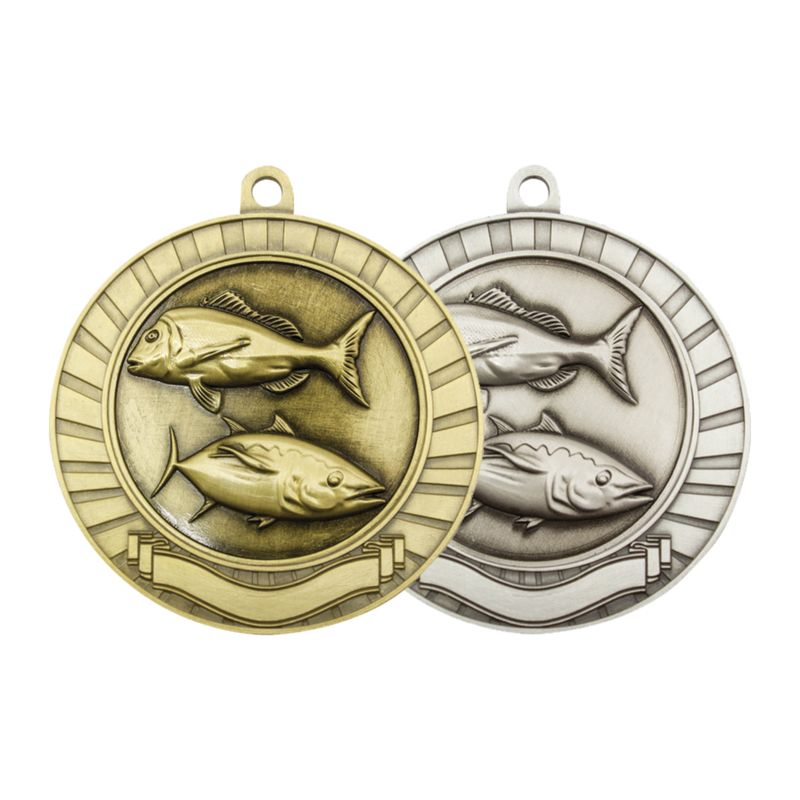Fishing Medal - Eco Scroll
