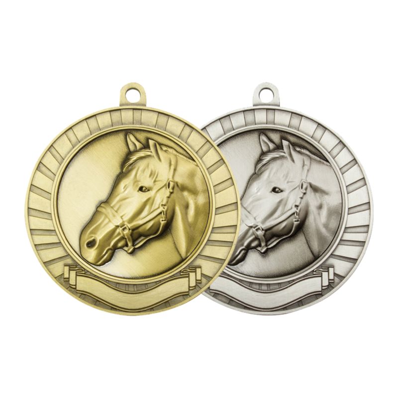 Horse Medal - Eco Scroll