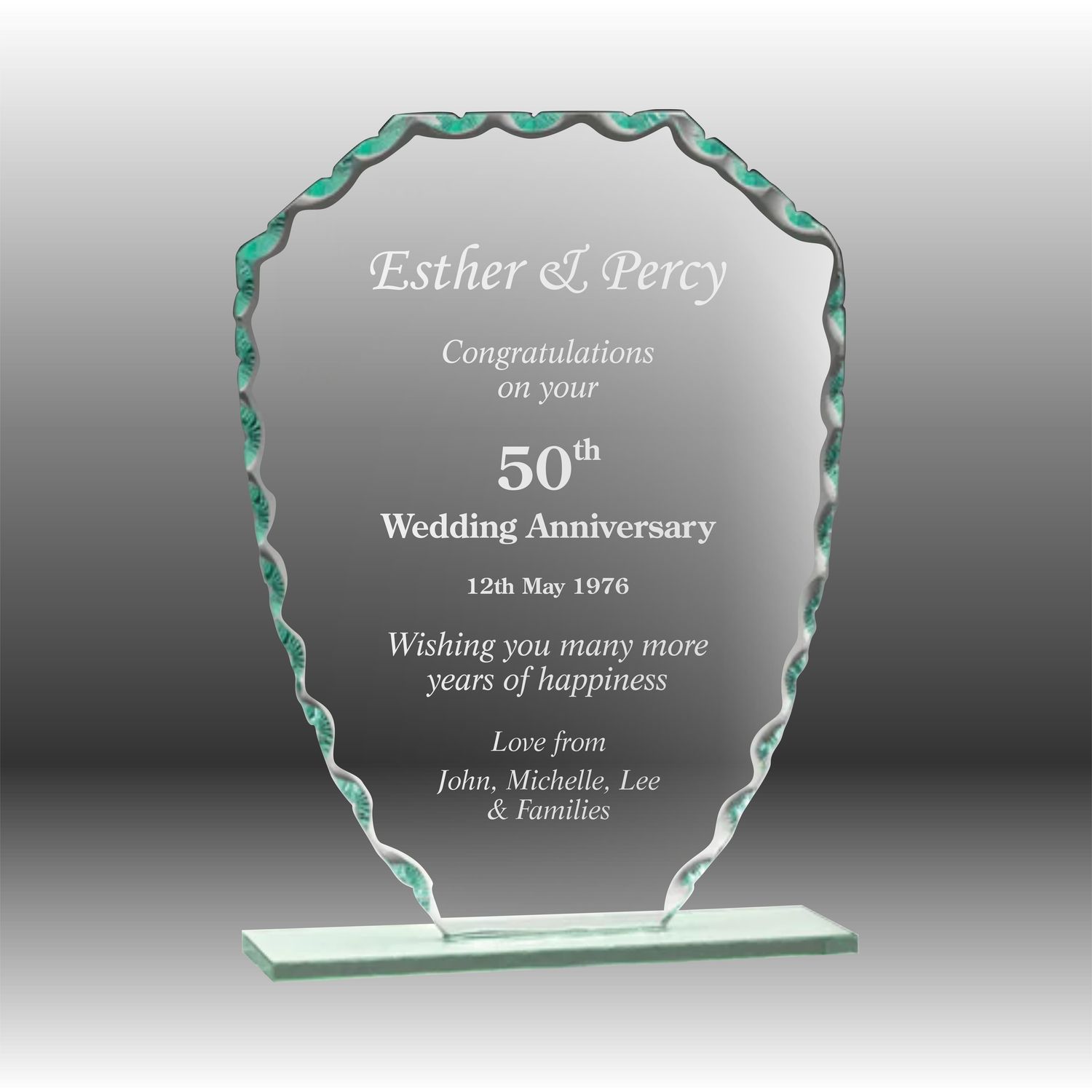 Clipped Edge Glass Award - LIMITED STOCK AVAIL. Clipped Edge Glass Award - LIMITED STOCK AVAIL.