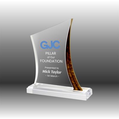 Gold Stepped Acrylic - LIMITED STOCK AVAIL. Gold Stepped Acrylic - LIMITED STOCK AVAIL.