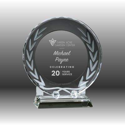 Crystal Tray & Stand