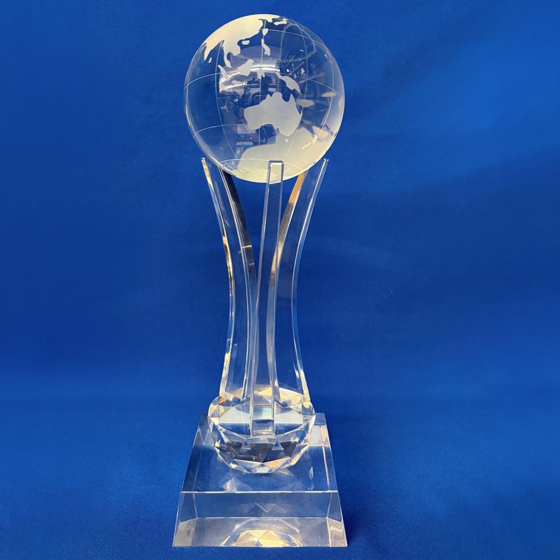 Crystal Globe Stand - LIMITED STOCK AVAIL.