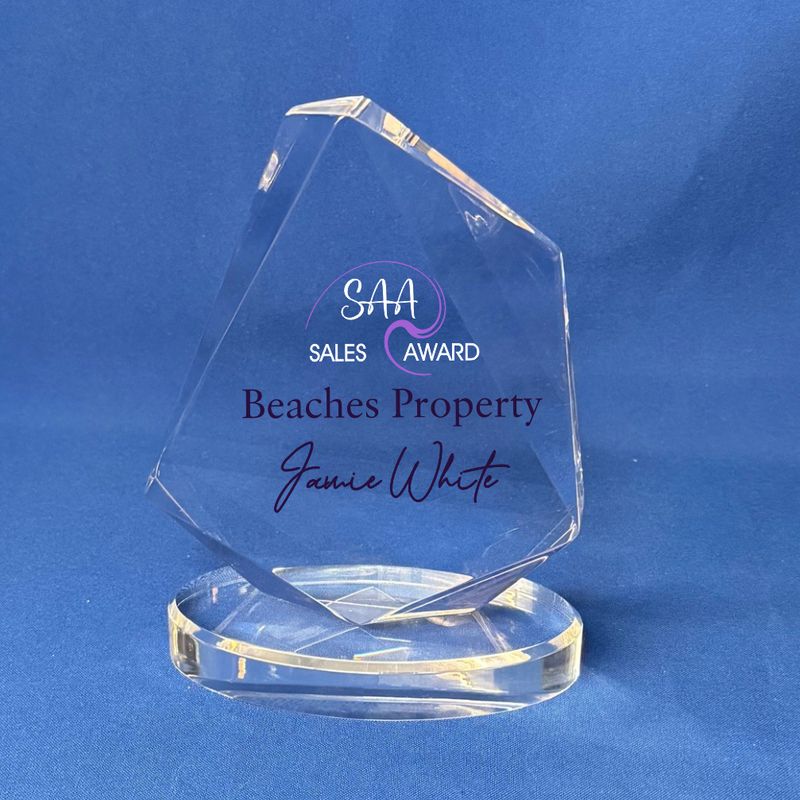 Acrylic on oval base - LIMITED STOCK