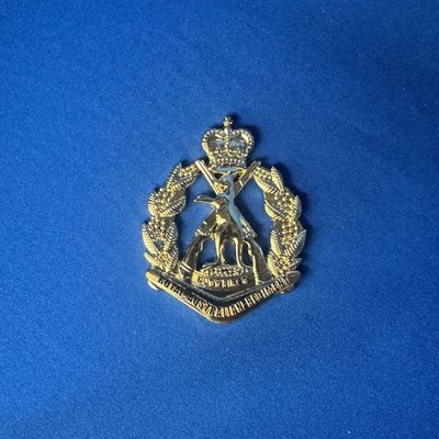 Gold Skippy Badge Spin Cast 75x58mm