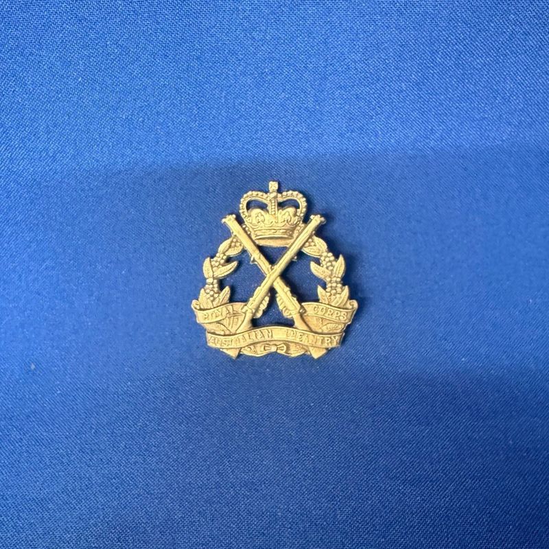 Royal Australian Infantry Corps Silver Badge 50x46mm