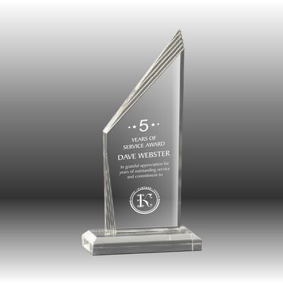 Angled Top Acrylic Award - Limited Stock Angled Top Acrylic Award - Limited Stock