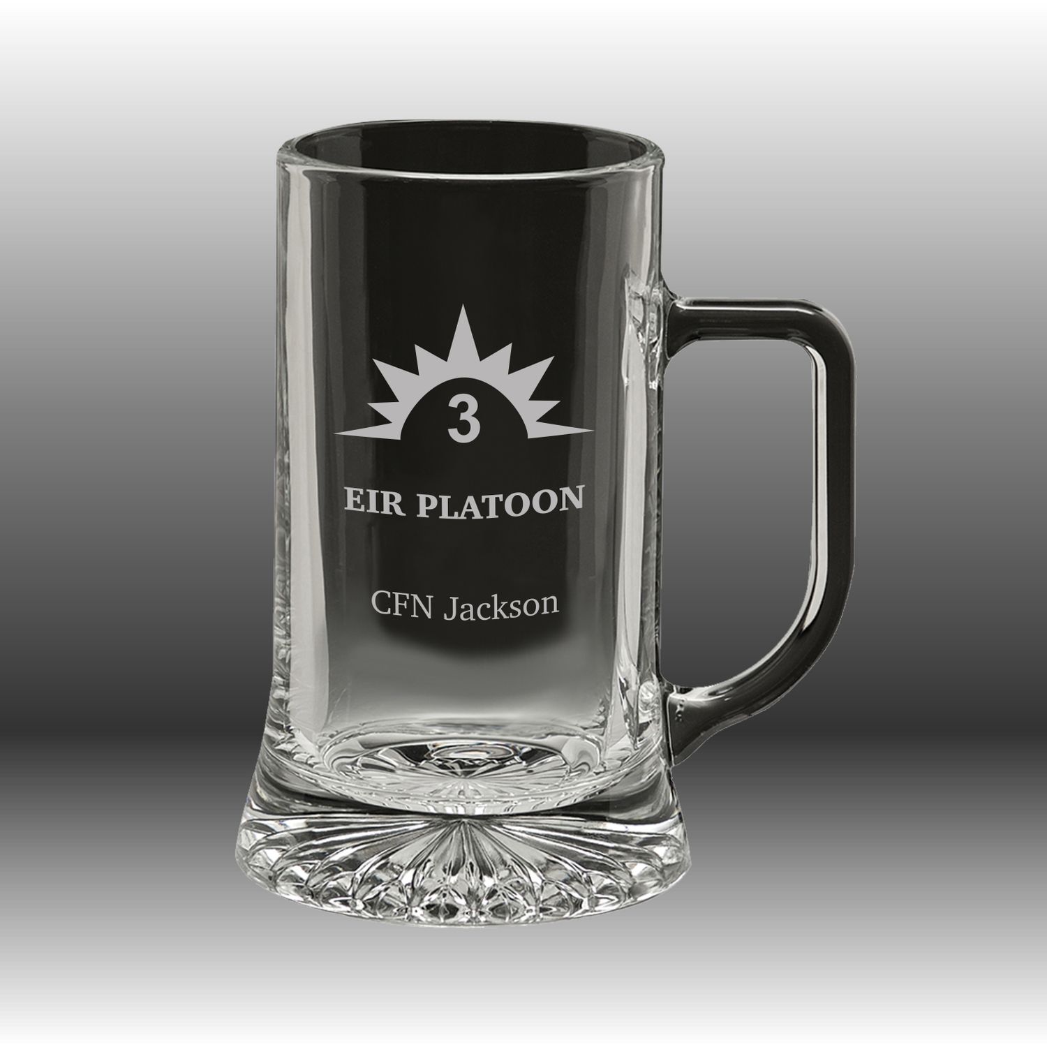 Military Glass Beer Stein 500ml Military Glass Beer Stein 500ml