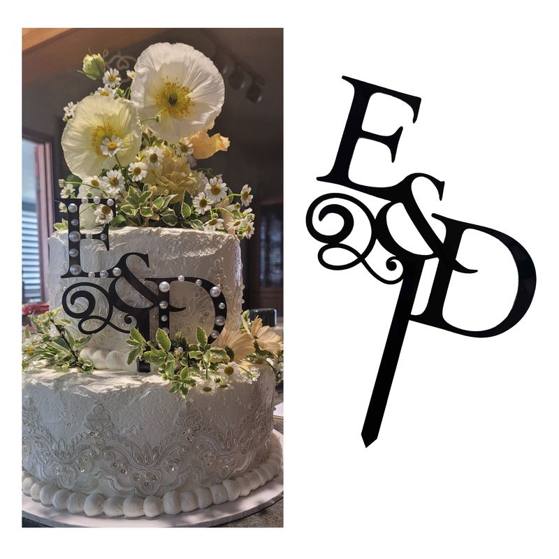 POA - Acrylic Cake Toppers