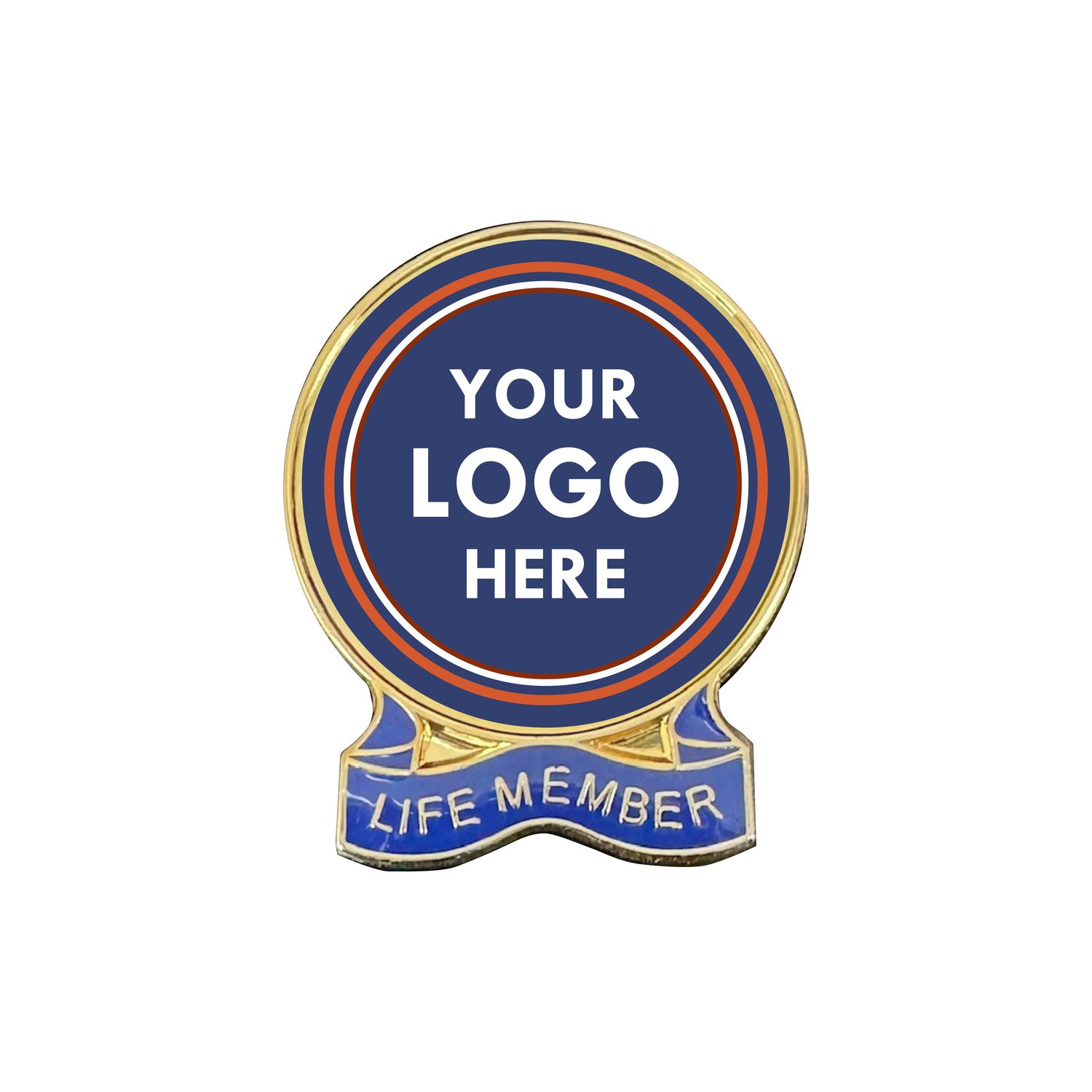 Life Member Badges - Metal