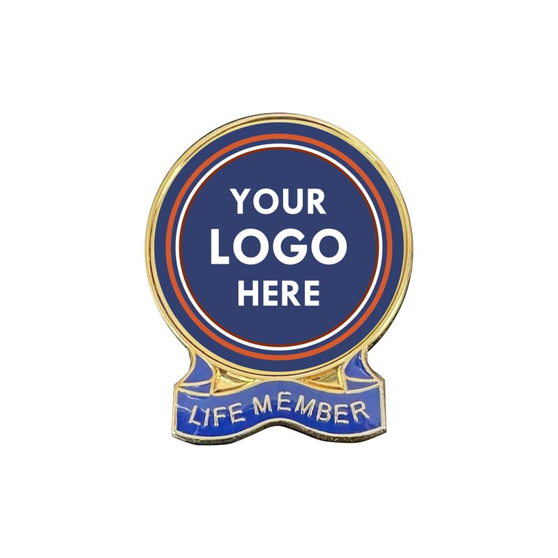 Life Member Badges - Metal