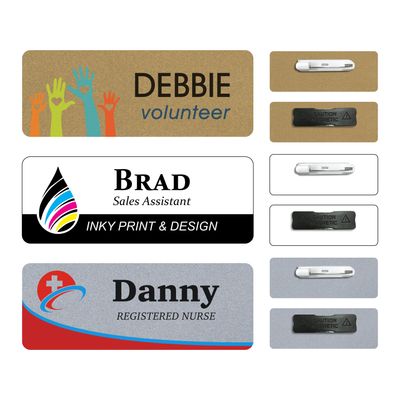 Printed Name Badges