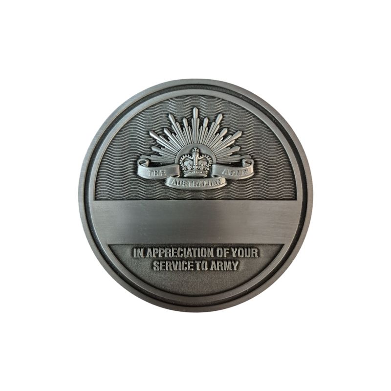 Military Service Medal Engraving