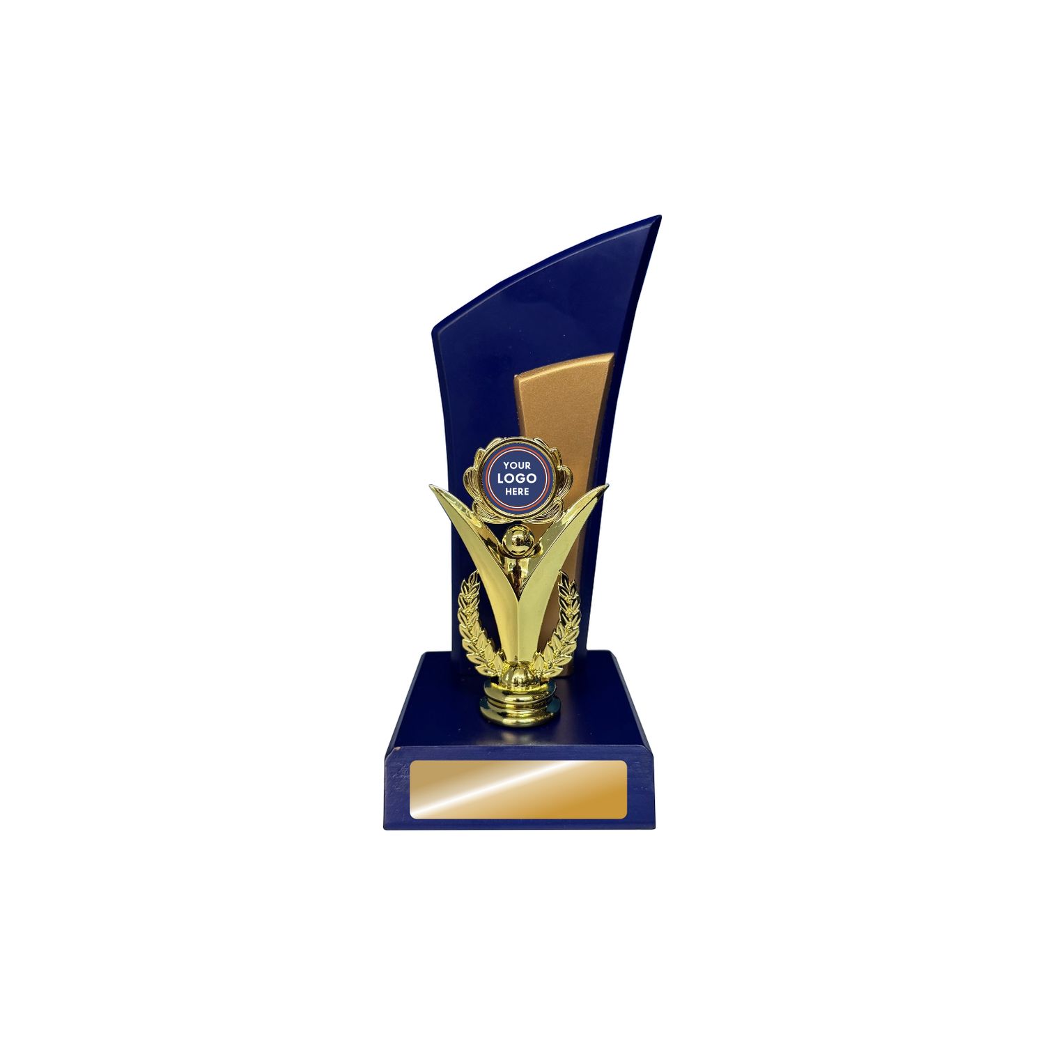 Timber Trophy Blue/ Gold - 210mm - Limited Stock Timber Trophy Blue/ Gold - 210mm - Limited Stock