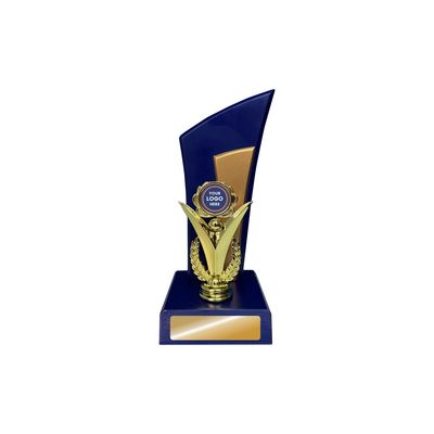 Timber Trophy Blue/ Gold - 210mm - Limited Stock