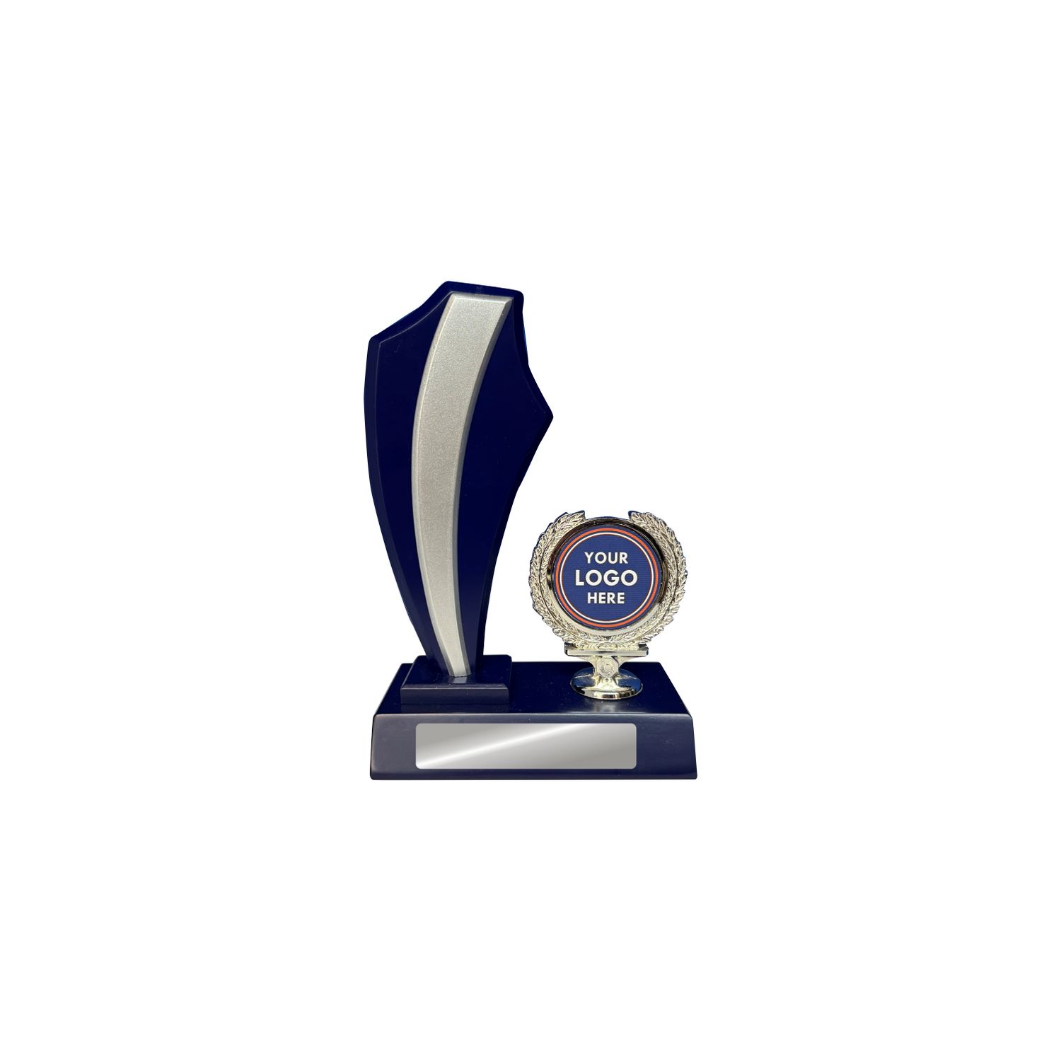 Blue Timber Curve Trophy - 210mm - Limited Stock
