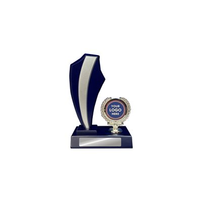 Blue Timber Curve Trophy - 210mm - Limited Stock