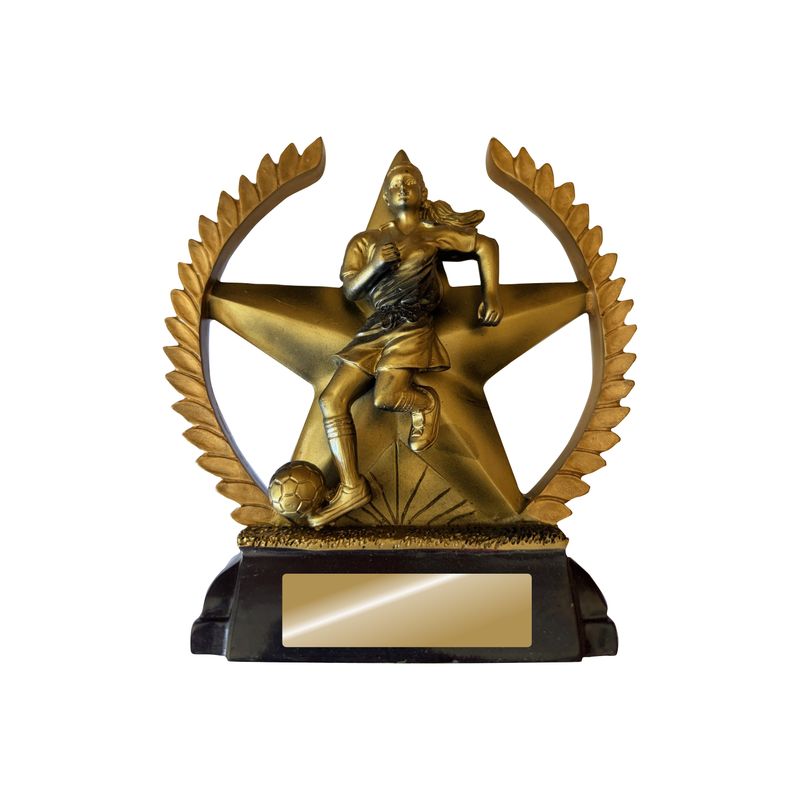 Soccer Female Wreath Star - LIMITED STOCK AVAIL.