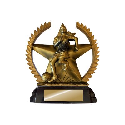 Soccer Female Wreath Star - LIMITED STOCK AVAIL.