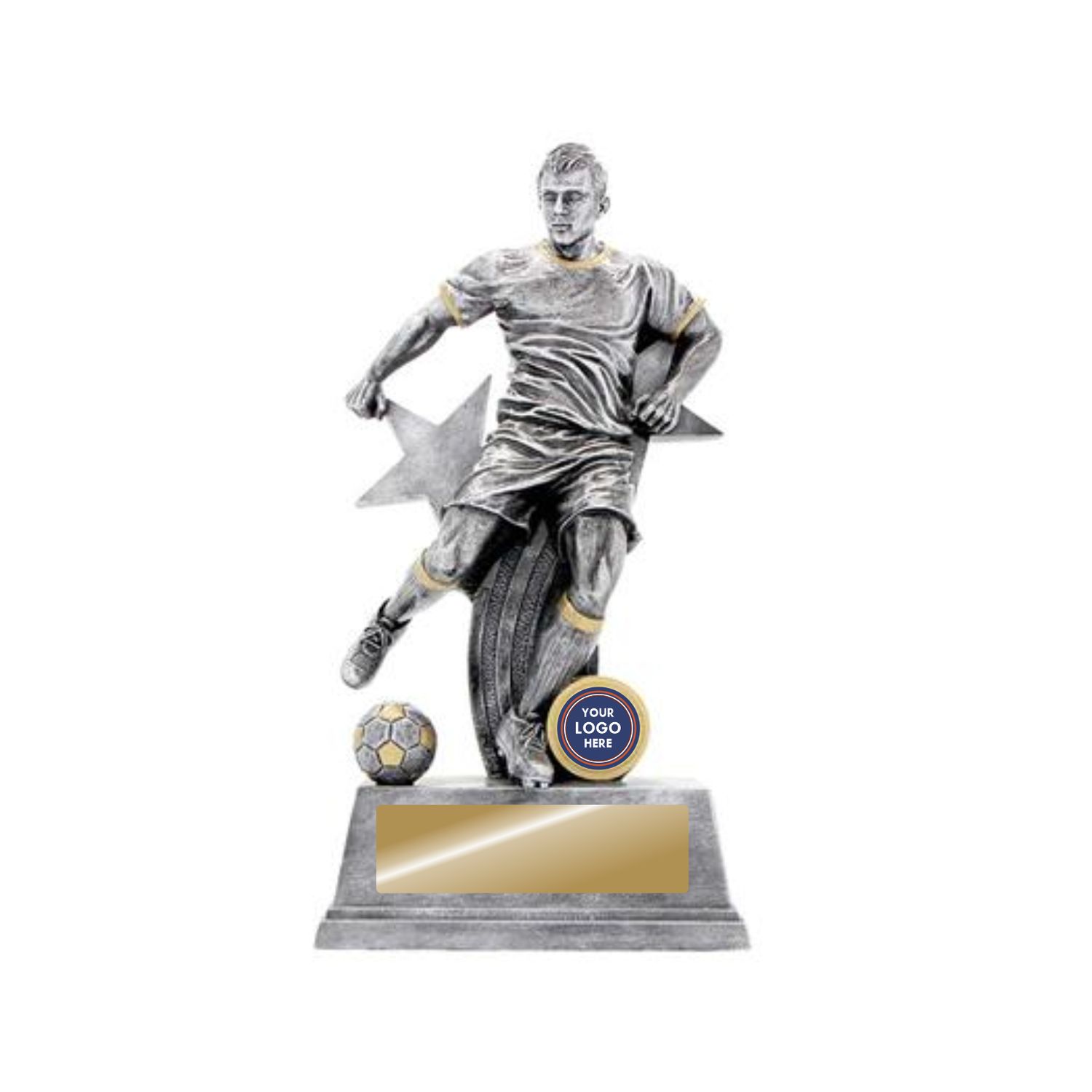 Football/Soccer Male Pewter