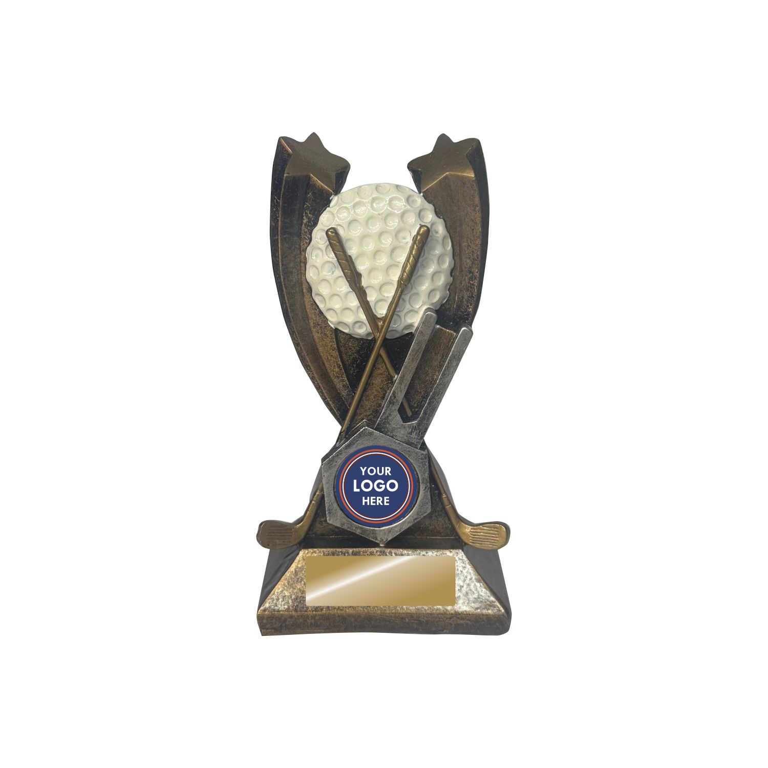 Golf Crossed Clubs - Limited Stock Available