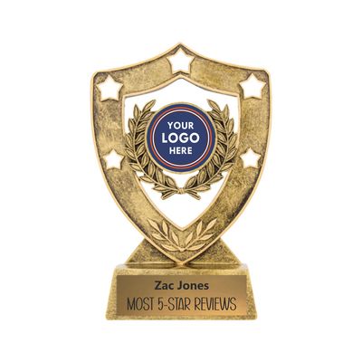 Achievement Gold Shield - 210mm Achievement Gold Shield - 210mm