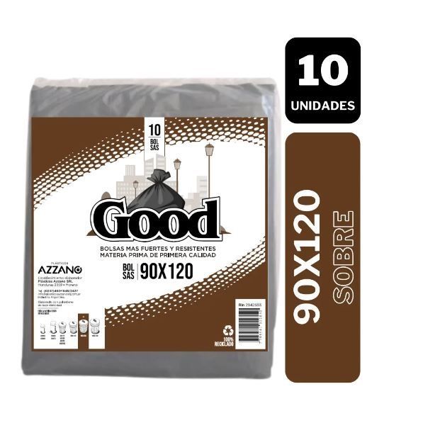 BOLSA CONSORCIO GOOD 90x120 x10u