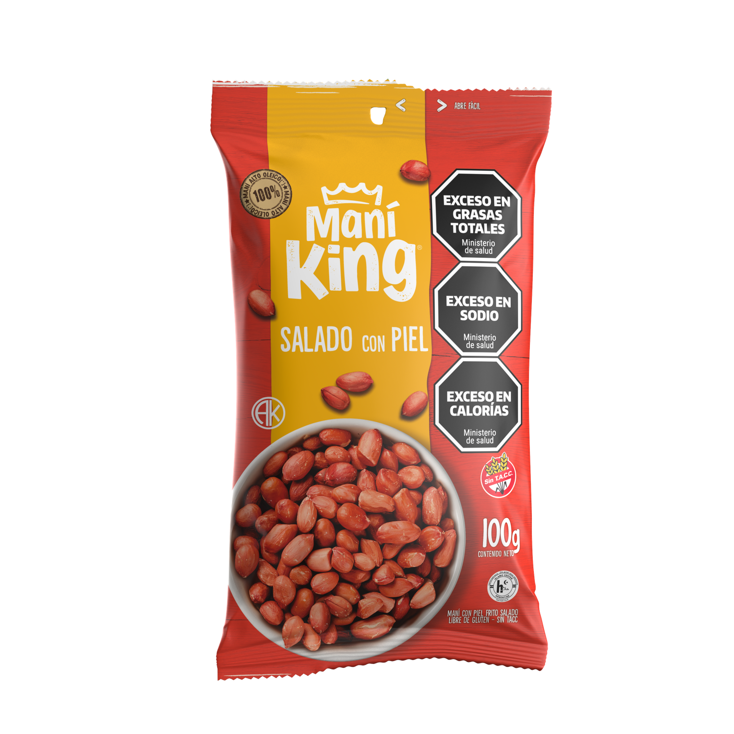 MANI KING FRITO C/PIEL x100grs