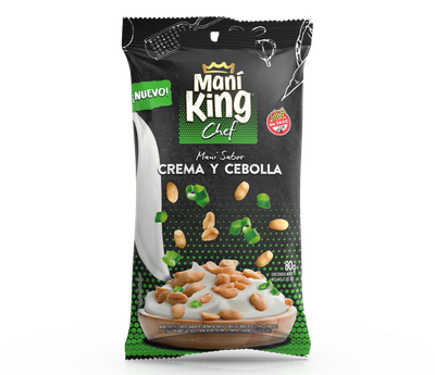 MANI KING SABOR CREMA Y CEBOLLA x80grs