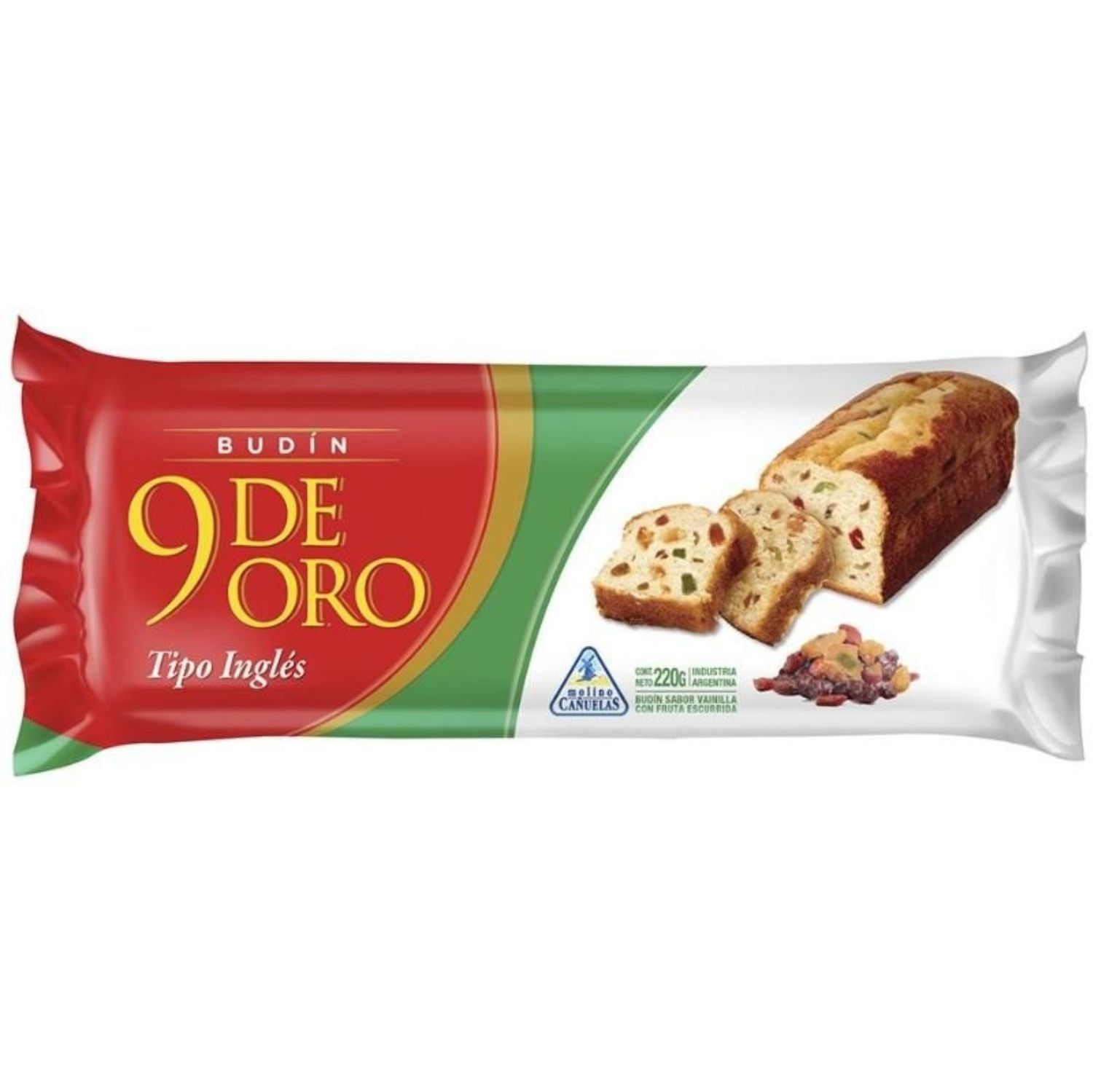 BUDIN INGLES 9 DE ORO x170gr