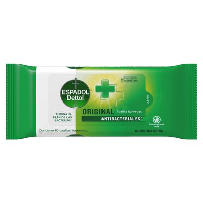ESPADOL TOALLA ANTIBACTERIAL ORIGINAL x10und