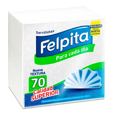 SERVILLETA FELPITA BLANCA x70u