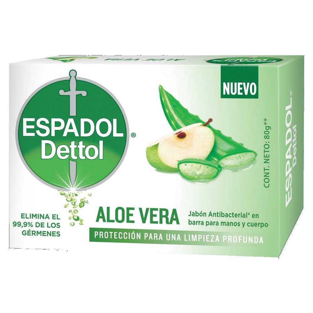 ESPADOL JABON EN BARRA ALOE VERA x80grs