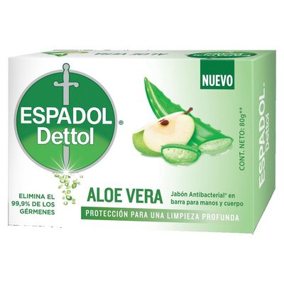 ESPADOL JABON EN BARRA ALOE VERA x80grs