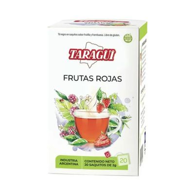 TE TARAGUI PLACER FRUTAS ROJAS x20x2g