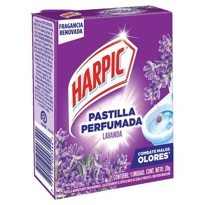 HARPIC PASTILLA P/INODORO LAVANDA x20grs