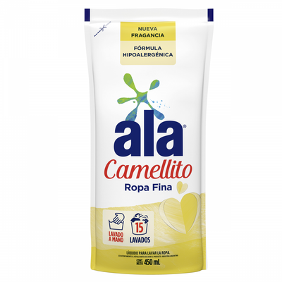 ALA CAMELLITO LIQ ROPA AE D/P X450ML