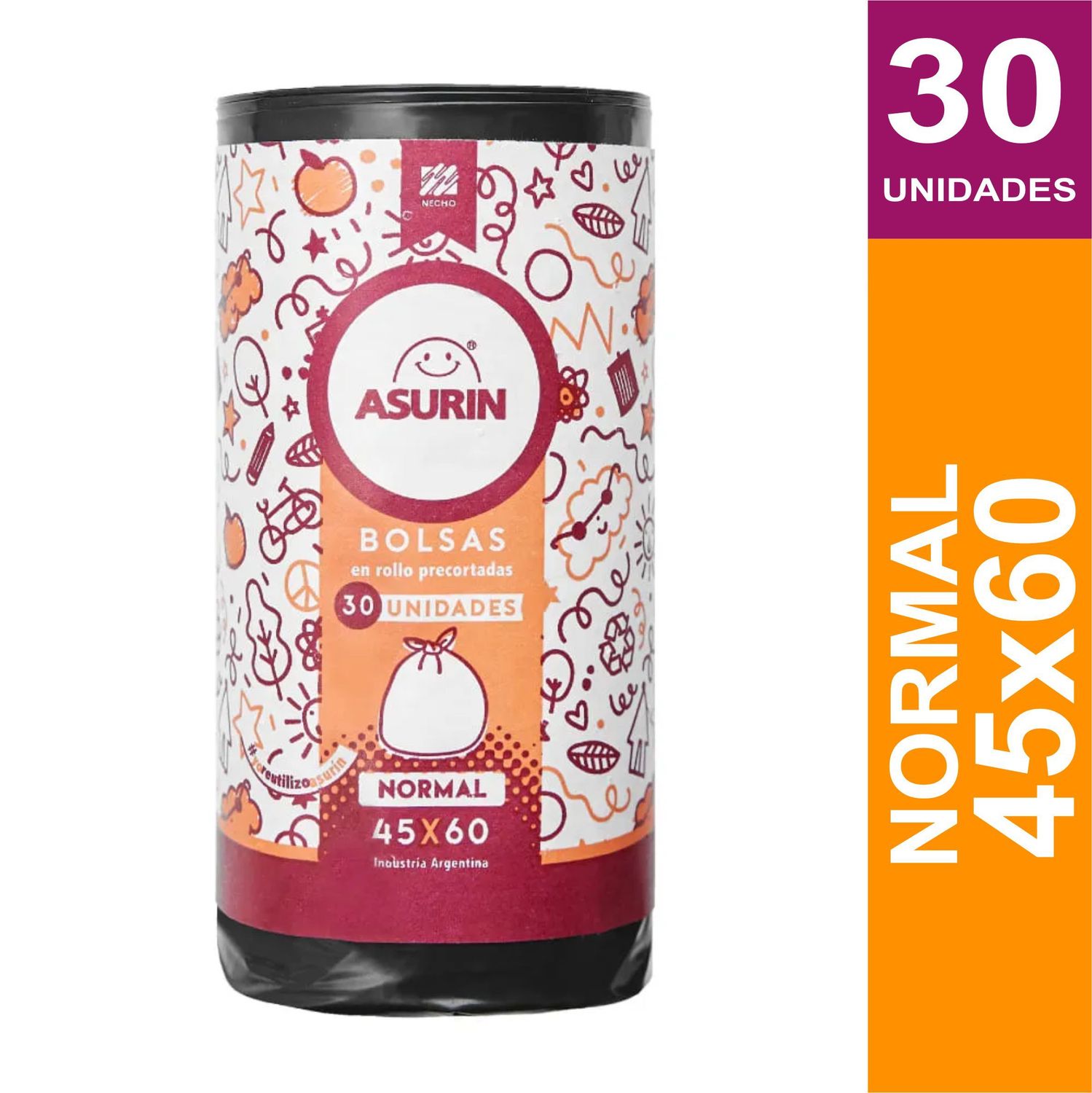 ASURIN BOLSAS BANDEROLA 45x60cm x30und.