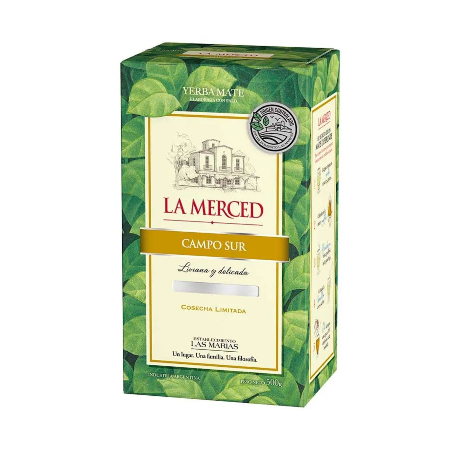 YERBA MATE LA MERCED CAMPO SUR x500gr