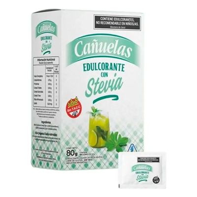 EDULCORANTE STEVIA CANUELAS x80gr