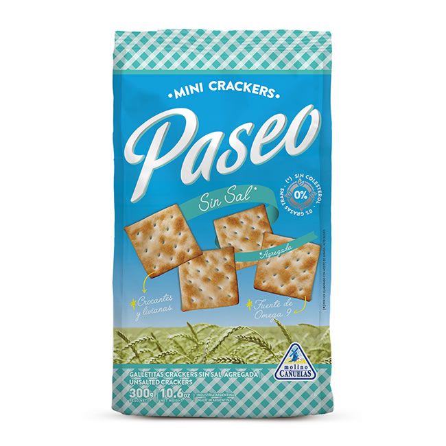 GALLETITAS PASEO CRACKERS S/SAL x300gr