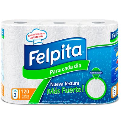 ROLLO COCINA FELPITA BLANCO x3x40p