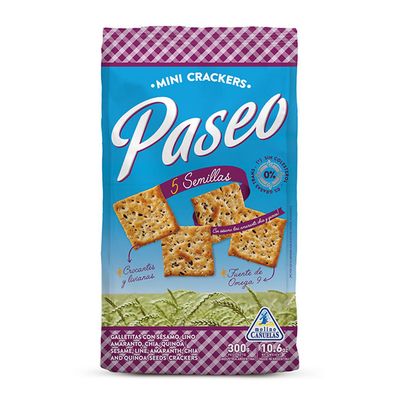 GALLETITAS PASEO 5 SEMILLAS x300gr