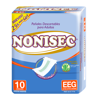 NONISEC PANALES P/ADULTOS XXG x10und