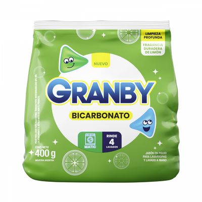 GRANBY POLVO MATIC LIMON X400G